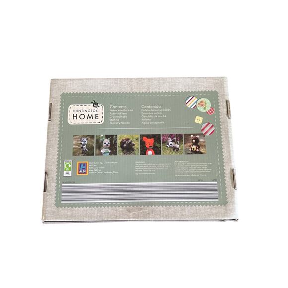 Huntington Home Woodland Creatures Crochet Kit for Beginners Craft Kit Yarn - Picture 2 of 4